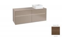 Тумба под раковину Villeroy & Boch Collaro 1400х500 мм с подсветкой C047L0VH аризонский дуб