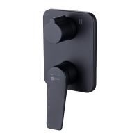 Смеситель встраиваемый Lemark Bronx (для 2 потребителей) LM3727BL чёрный