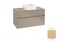 Тумба под раковину Villeroy & Boch Collaro 1000х500 мм C03800VJ северный дуб