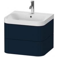 Раковина с тумбой Duravit Happy D.2 Plus 575х490 мм HP4345O9898 тёмно-синий матовый