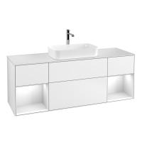 Тумба под раковину Villeroy & Boch Finion 1600х501 мм F331MTMT белый матовый/белый матовый