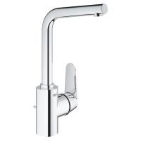 Смеситель для раковины Grohe Eurodisc Cosmopolitan L-Size высокий поворотный излив, донный клапан 23 054 003