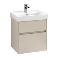 Тумба под раковину Villeroy & Boch Collaro 510х414 мм C00700VK мягкий серый