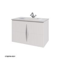 Тумба под раковину Caprigo Novara 85 818х452 мм (эмаль) 34912 B231 белый