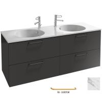 Тумба под раковину Jacob Delafon Odeon Rive Gauche 1400х508 мм EB2526-R8-NR4 белый мрамор