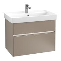 Тумба под раковину Villeroy & Boch Collaro 754х444 мм с подсветкой C010L0VG трюфель серый