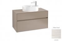 Тумба под раковину Villeroy & Boch Collaro 1000х500 мм C05400E8 белое дерево