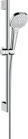 Душевой гарнитур Hansgrohe Croma Select E Multi со штангой 65 см 26580400 белый/хром