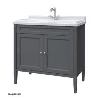 Тумба под раковину Caprigo Albion Concept 90 886х498 мм (2 двери) 34013 UV TP810 графит