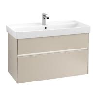 Тумба под раковину Villeroy & Boch Collaro 954х444 мм с подсветкой C011L0VK мягкий серый