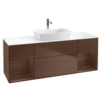 Тумба под раковину Villeroy & Boch Finion 1600х501 мм F861GNGN орех/орех