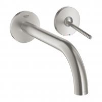 Смеситель для раковины Grohe Atrio Joystick настенный (внешняя часть) вынос 221 мм 19 918 DC3 суперсталь