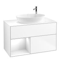 Тумба под раковину Villeroy & Boch Finion 1000х501 мм F891MTMT белый матовый/белый матовый