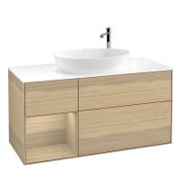 Тумба под раковину Villeroy & Boch Finion 1200х501 мм F941PCPC дуб/дуб