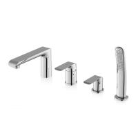 Смеситель для ванны Ravak Flat FL 026.00 на 4 отверстия X070120 хром