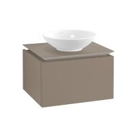 Тумба под раковину Villeroy & Boch Legato 600х500 мм B56700VG трюфель серый