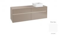 Тумба под раковину Villeroy & Boch Collaro 1600х500 мм с подсветкой C051L0MS белый матовый