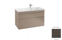 Тумба под раковину Villeroy & Boch Venticello R 953х502 мм A928 01 FQ дуб графитовый
