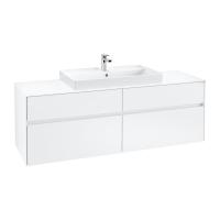 Тумба под раковину Villeroy & Boch Collaro 1600х500 мм C02800MS белый матовый