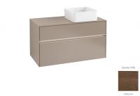 Тумба под раковину Villeroy & Boch Collaro 1000х500 мм с подсветкой C040L0VH аризонский дуб