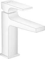 Смеситель для раковины Hansgrohe Metropol 110 ComfortZone донный клапан 32507700 белый матовый