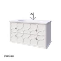 Тумба под раковину Caprigo Caprice 90 902х448 мм (2 ящика) 25113 B231 белый
