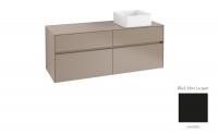 Тумба под раковину Villeroy & Boch Collaro 1400х500 мм C04700PD чёрный матовый