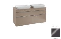 Тумба под раковину Villeroy & Boch Venticello 1257х502 мм A94401FP серый глянцевый