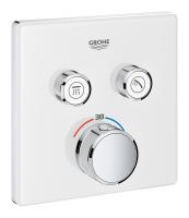 Термостат Grohe Grohtherm SmartControl (внешняя часть для 2 потребителей) 29 156 LS0 белая луна