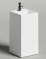 Раковина напольная Salini Armonia Square Top 01 450x450 мм S-Sense 130511TG белый глянец