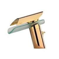 Смеситель для биде Paini Morgana 73OP306VR золото/стекло