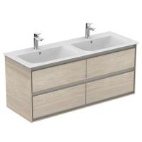 Тумба под раковину Ideal Standard Connect Air 1200x440 мм E0822UK светло-коричневое дерево/светло-коричневый матовый
