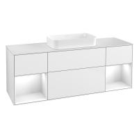 Тумба под раковину Villeroy & Boch Finion 1600х501 мм F741GFGF белый глянцевый/белый глянцевый
