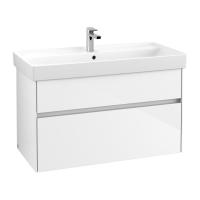 Тумба под раковину Villeroy & Boch Collaro 954х444 мм C01100DH белый глянцевый