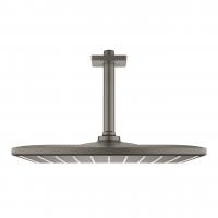 Верхний душ Grohe Rainshower Mono 310 Cube (потолочный кронштейн 142 мм, 1 режим струи) 26 566 AL0 тёмный графит матовый