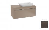 Тумба под раковину Villeroy & Boch Venticello 957х502 мм R A94801FQ дуб графитовый