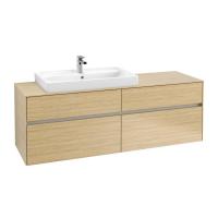Тумба под раковину Villeroy & Boch Collaro 1600х500 мм C02600VJ северный дуб