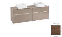 Тумба под раковину Villeroy & Boch Collaro 1600х500 мм с подсветкой C052L0VH аризонский дуб