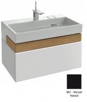 Тумба под раковину Jacob Delafon Terrace Premium 800х480 мм EB1731RU-M61-M61 чёрный матовый