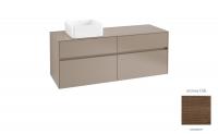 Тумба под раковину Villeroy & Boch Collaro 1400х500 мм C04600VH аризонский дуб