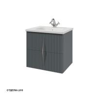 Тумба под раковину Caprigo Novara 60 610х475 мм (эмаль) 34915 L810 графит