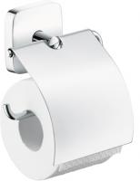 Держатель туалетной бумаги с крышкой Hansgrohe PuraVida 41508000 хром