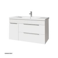 Тумба под раковину Caprigo Monbar 100 976х446 мм (2 ящика, 1 дверь) 36315L SF-027 бланж