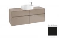 Тумба под раковину Villeroy & Boch Collaro 1400х500 мм C06100PD чёрный матовый