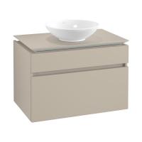 Тумба под раковину Villeroy & Boch Legato 800х500 мм B57000VK мягкий серый