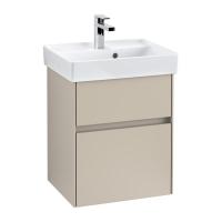 Тумба под раковину Villeroy & Boch Collaro 460х374 мм C00600VK мягкий серый