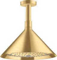 Верхний душ Axor Front 240 2jet с потолочным подсоединением 26022250 шлифованное золото