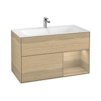 Тумба под раковину Villeroy & Boch Finion 996х498 мм F040PCPC дуб/дуб