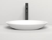 Раковина накладная Salini Callista 02 575x350 мм S-Sense 1101102G белый глянец