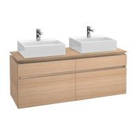 Тумба под раковину Villeroy & Boch Legato 1400х500 мм B66900PN вяз импрессо